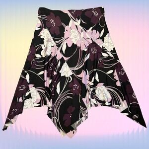 Size Medium Witchy Fall Purple Asymmetrical Skirt